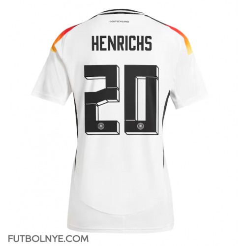 Camiseta Alemania Benjamin Henrichs #20 Primera Equipación Eurocopa 2024 manga corta